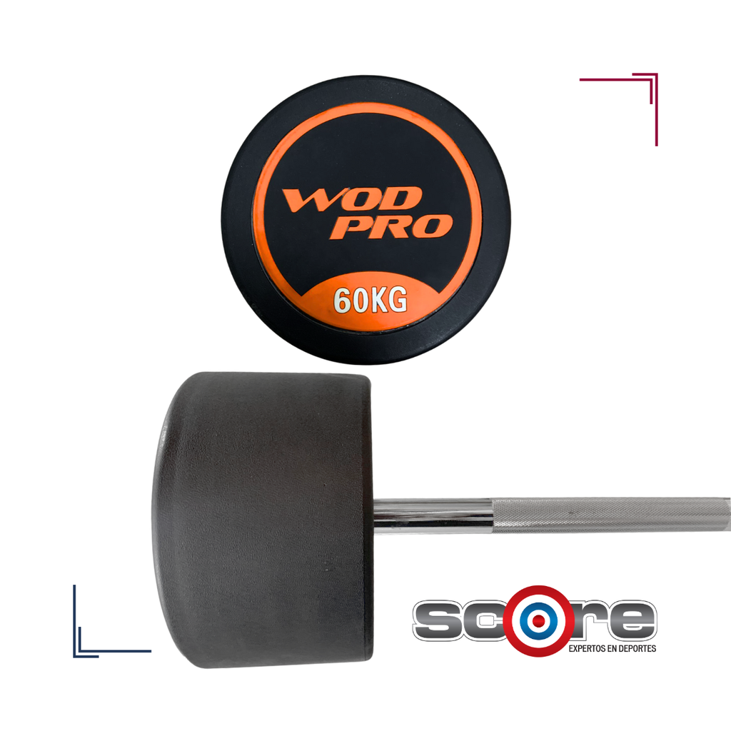 Barra recta con peso integrado 60 kg