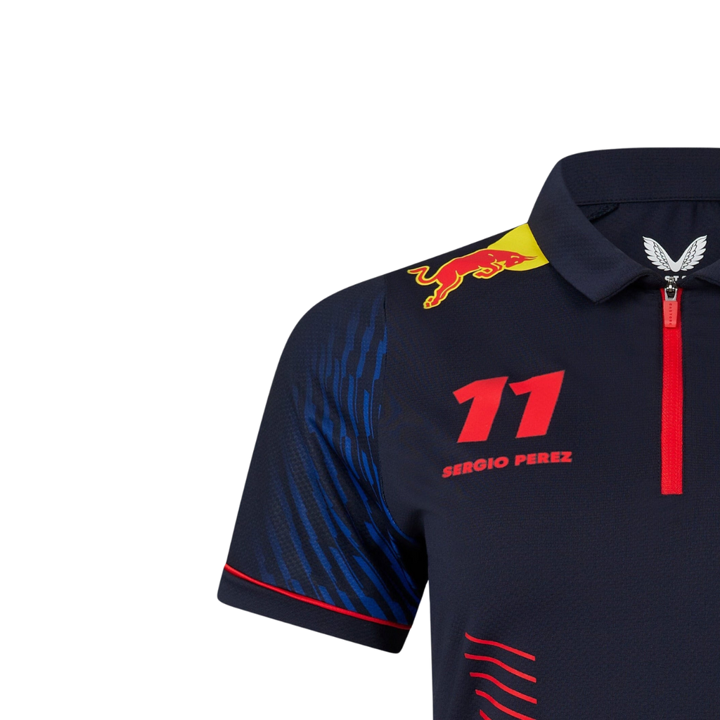 Playera Polo Castore F1 RBR Checo Pérez para Mujer