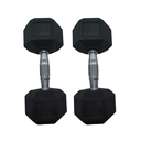 Par de mancuernas hexagonales 20 libras Wod Pro