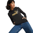 Sudadera Puma Essentials+ Metallic Logo para mujer