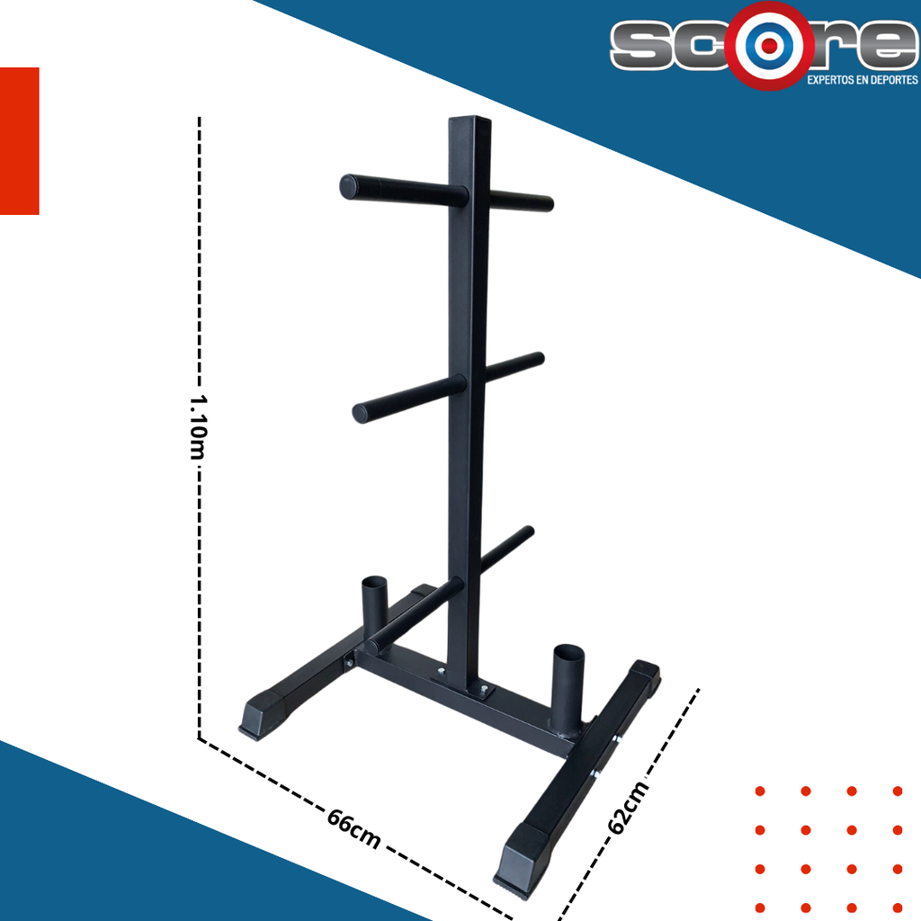 Rack Wod Pro para discos olímpicos 3 niveles