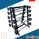 Barras de peso integrado 10 pzas con rack Wod Pro