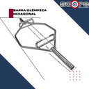 Barra olímpica hexagonal Wod Pro