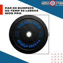 Par de bumpers hi-temp 35 libras Wod Pro