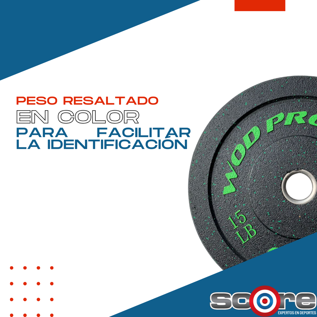 Par de bumpers hi-temp 15 libras Wod Pro