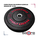 Par de bumpers hi-temp 45 libras Wod Pro