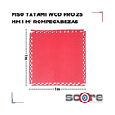 Piso Tatami Wod Pro 5 metros (1 m² x 2.5 cm)