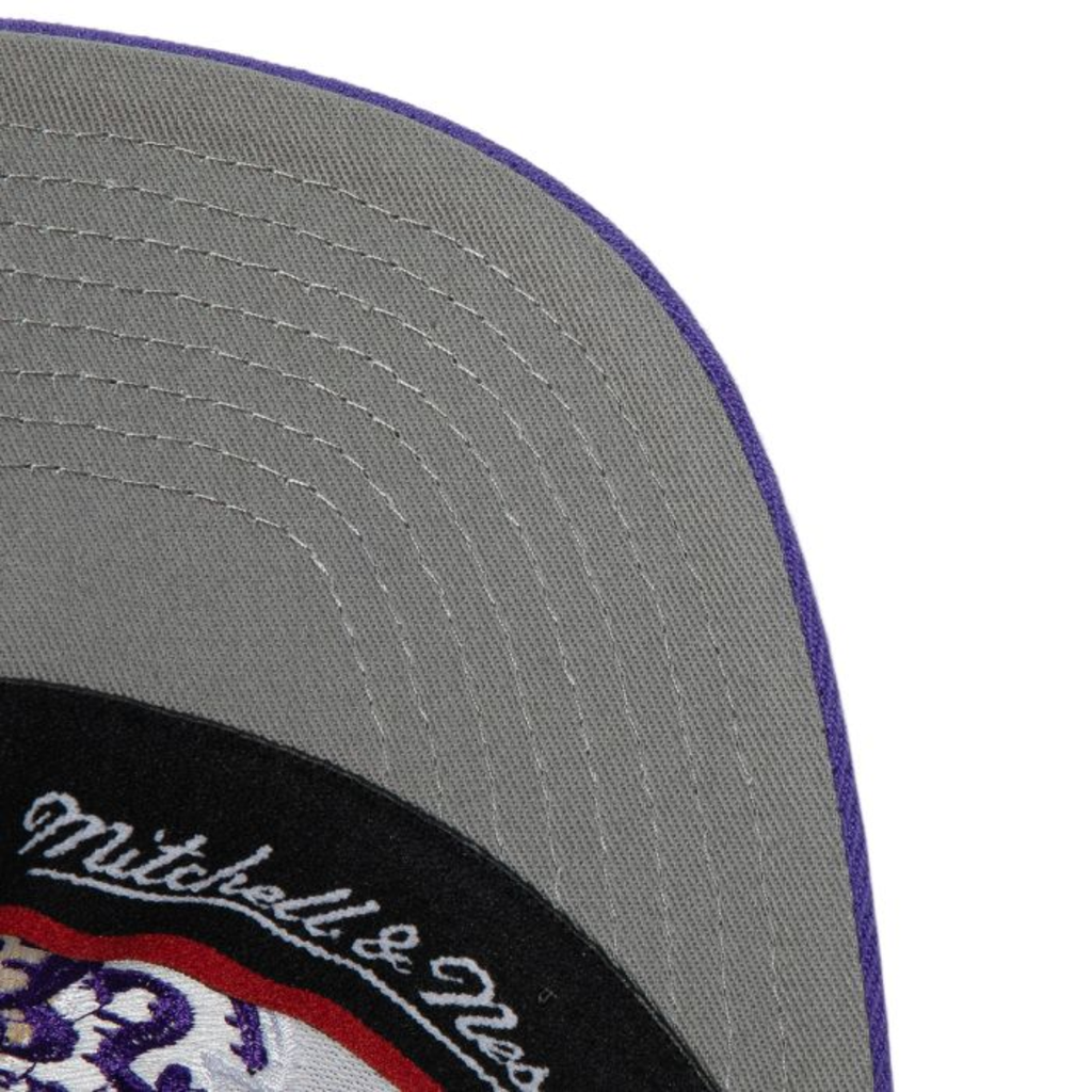 Gorra Mitchell & Ness LA Lakers Team Ground 2.0 visera curva