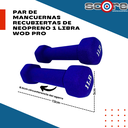 Par de mancuernas recubiertas de neopreno 1 libra Wod Pro