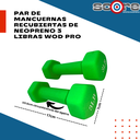 Par de mancuernas recubiertas de neopreno 3 libras Wod Pro