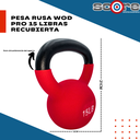 Pesa rusa Wod Pro 15 libras recubierta