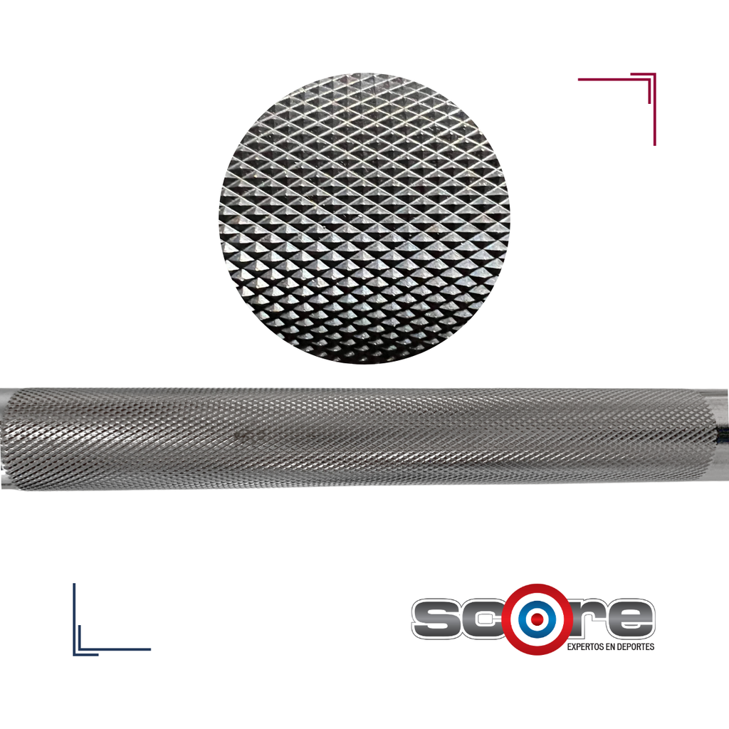 Barra recta con peso integrado 50 kg