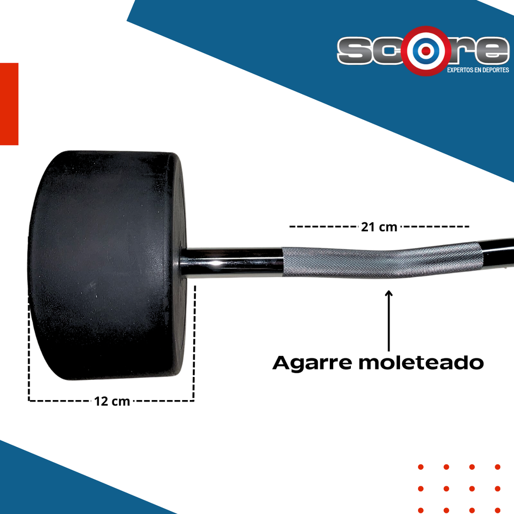 Barra Z con peso integrado 60 kg