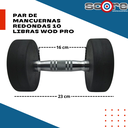 Par de mancuernas redondas 10 Libras Wod Pro