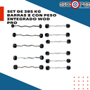 ​Set de 385 kg barras Z con peso integrado Wod Pro