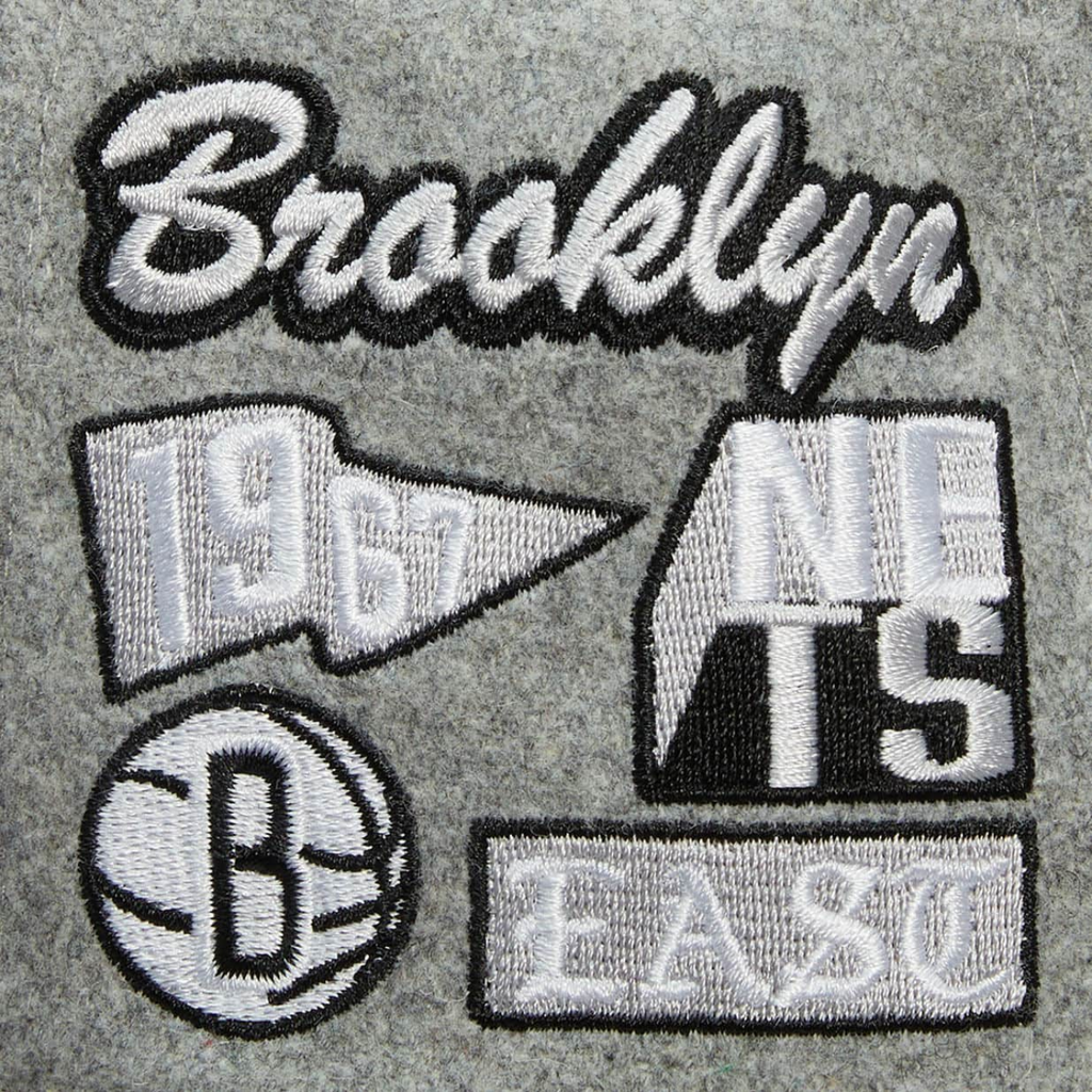 Gorra Mitchell & Ness NBA Melton Patch Snapback Brooklyn Nets