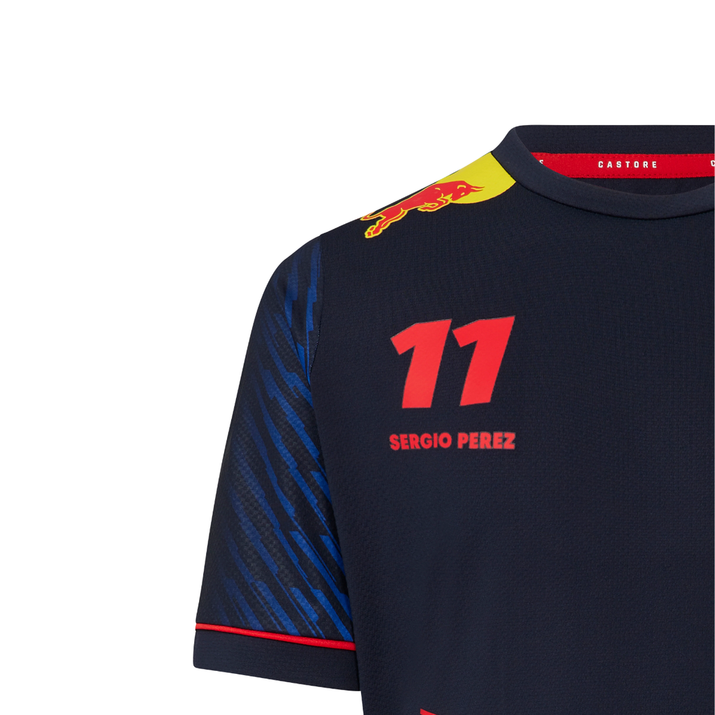 Playera Castore F1 Red Bull Racing Checo Pérez 2023 infantil