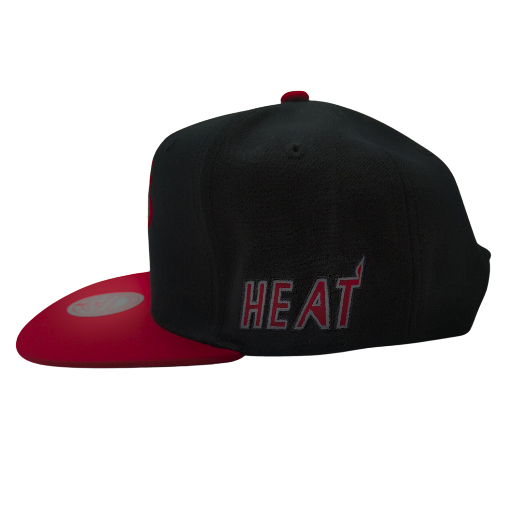 Gorra Mitchell & Ness Miami Heat Logo Blur