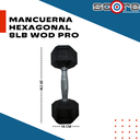 Par de mancuernas hexagonales 8 lb Wod Pro