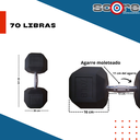 Set de 1360 libras de mancuernas hexagonales 5 a 80 lbs Wod Pro