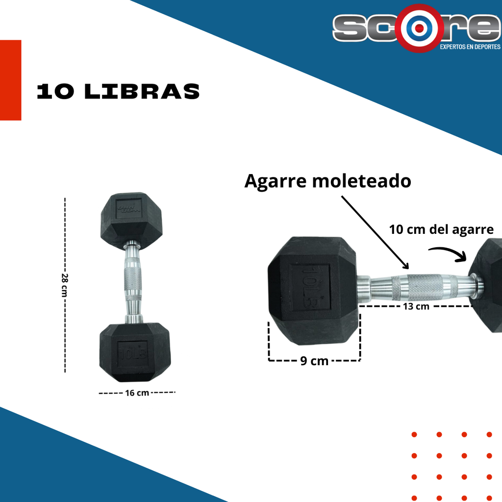 Set de mancuernas Wod Pro de 5 hasta 50 libras con rack