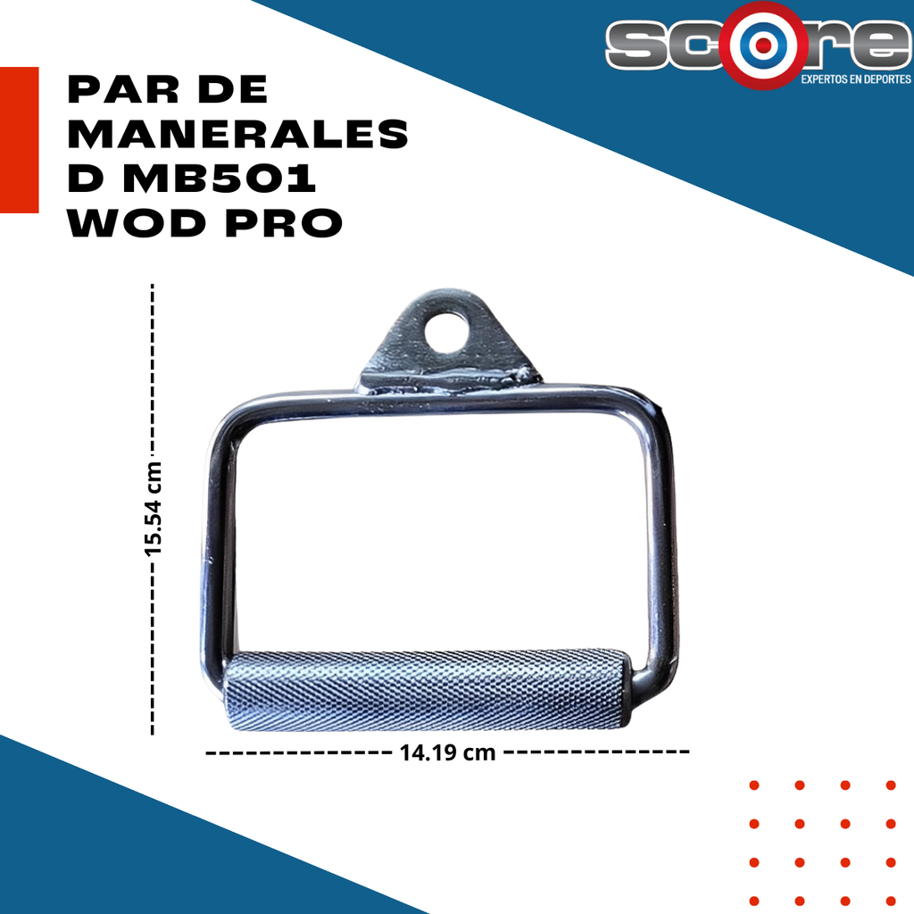 Par de manerales D MB501 Wod Pro