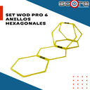 Set Wod Pro 6 Anillos Hexagonales