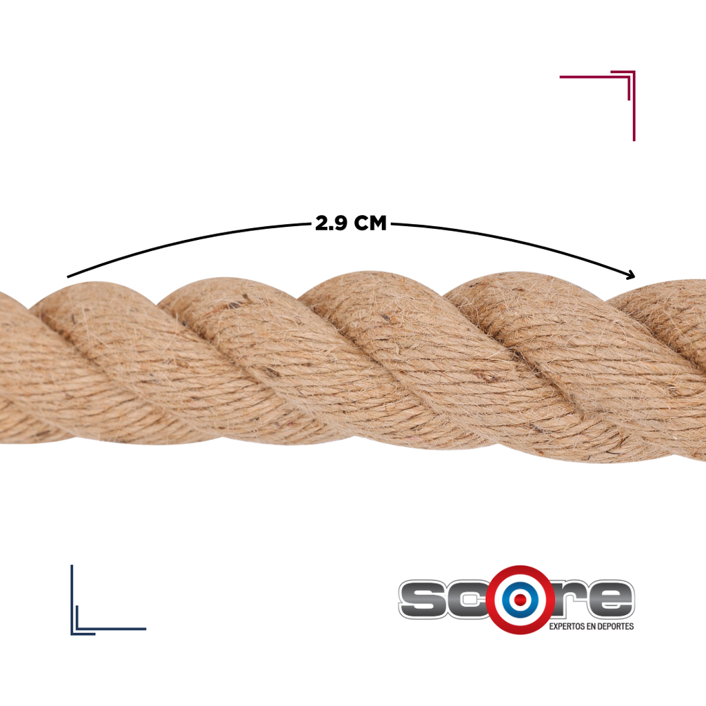 Cuerda de ascenso 3.81 X 7 mts Wod Pro