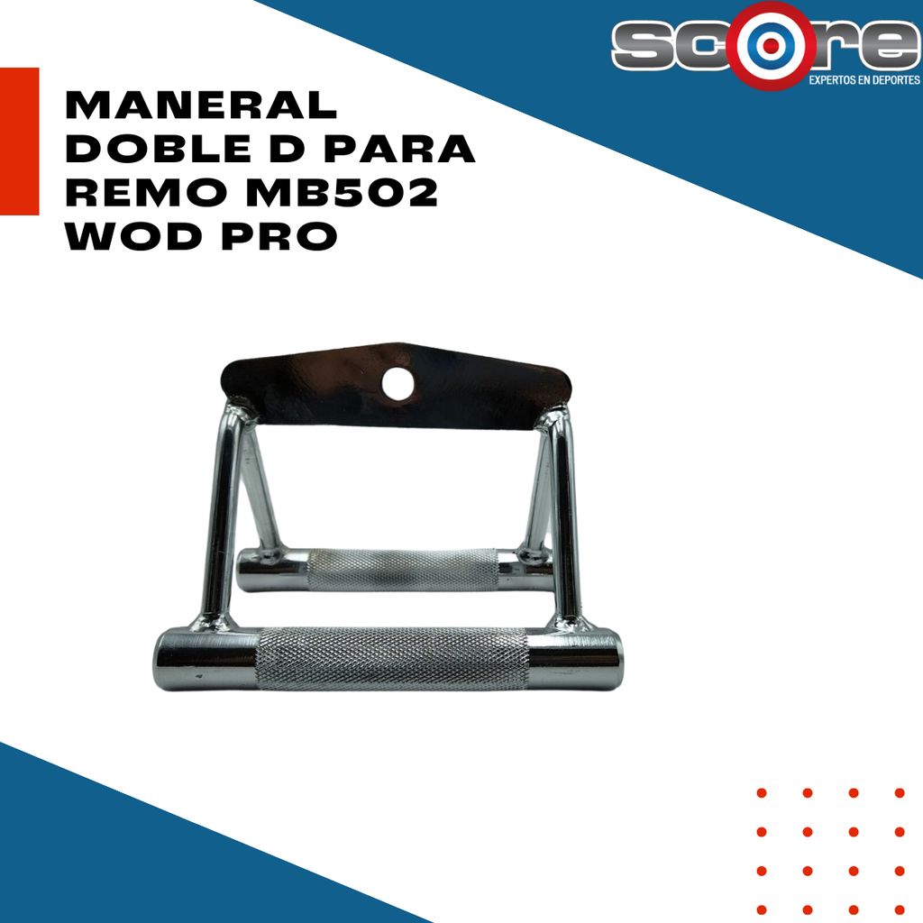 Maneral doble D para remo MB502 Wod Pro