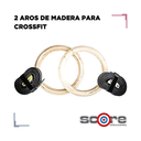 Par de Aros de Madera para Crossfit Wod Pro