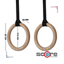 Par de Aros de Madera para Crossfit Wod Pro