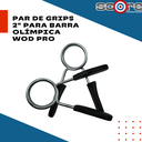 Par de grips 2" para barra olímpica Wod Pro