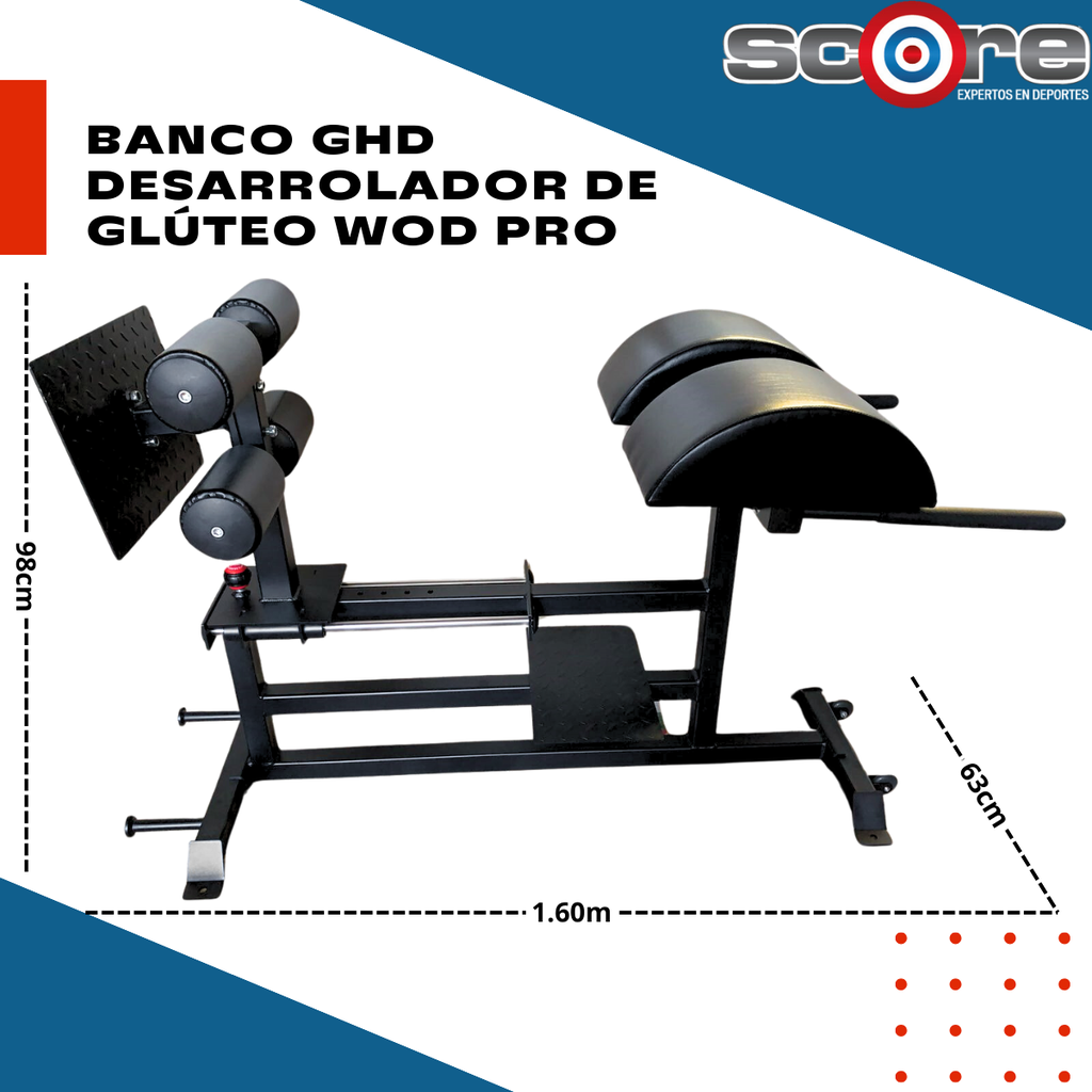 Banco GHD desarrolador de glúteo Wod Pro