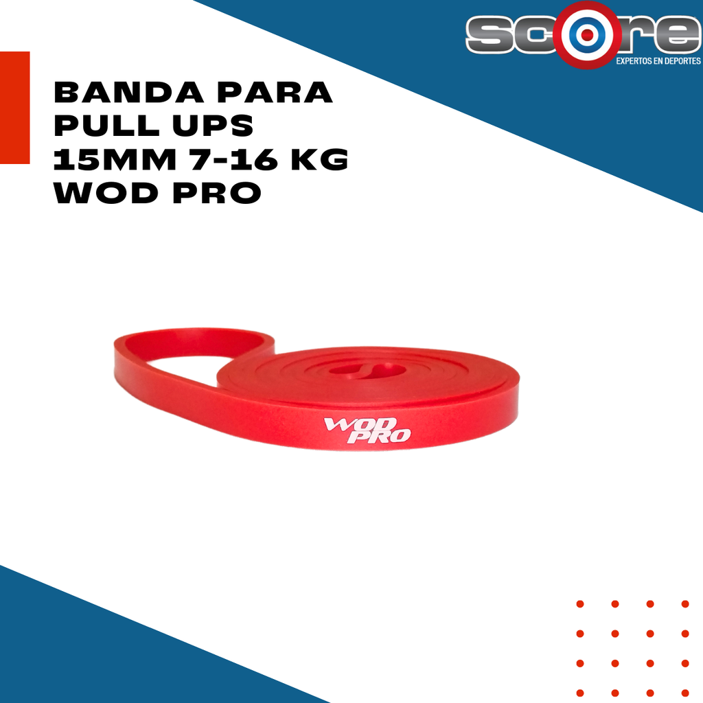 Banda para pull ups 15mm 7-16 kg Wod Pro