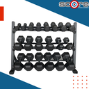 Rack para mancuernas 3 niveles para 10 pares Wod Pro