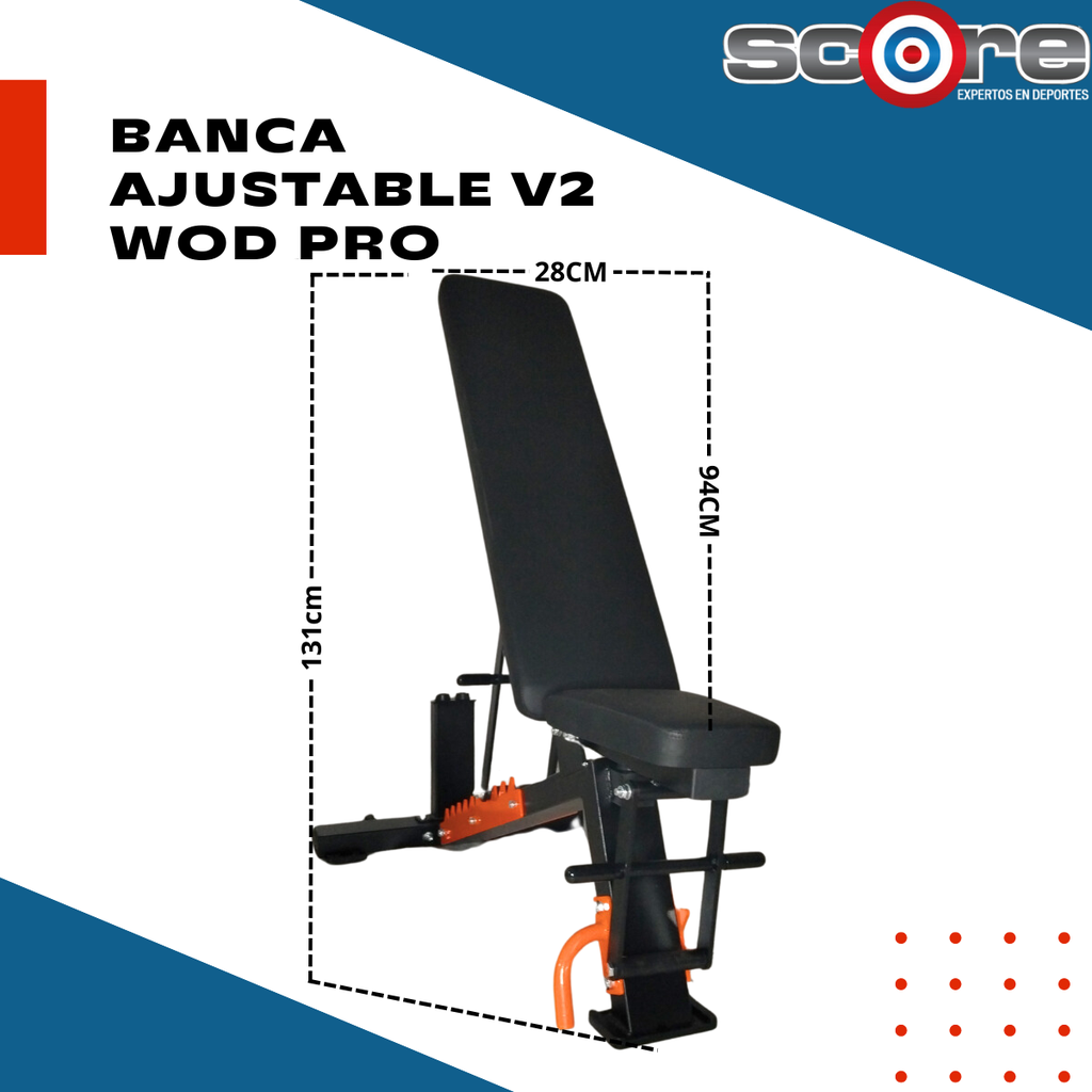 Banca ajustable V2 Wod Pro