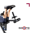 Banca multiposición con soporte para bíceps y pierna Wod Pro