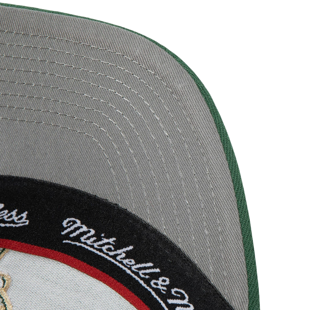 Gorra Mitchell & Ness Milwaukee Bucks Team Ground 2.0 visera curva