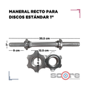 Barra Z sin bujes Wod Pro