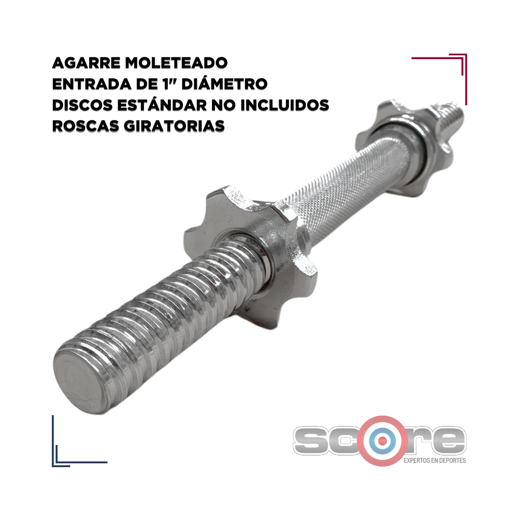 Barra Z sin bujes Wod Pro