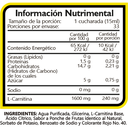 L-Carnitina líquida BHP Nutrition 500 ml