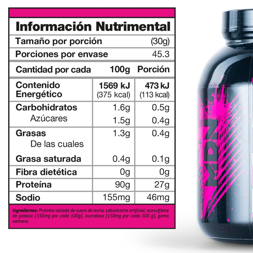 Proteína MDN Whey Ner Isolate