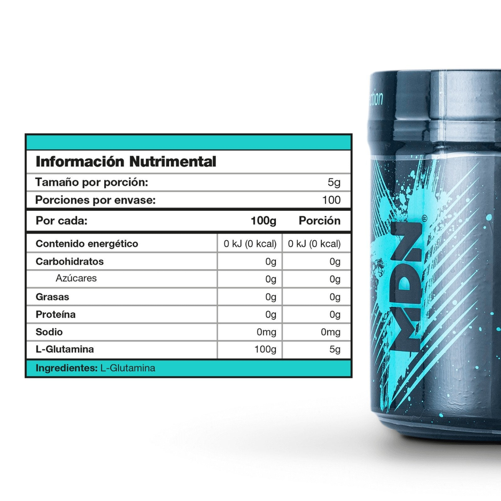 Restaurador muscular Glutamina MDN