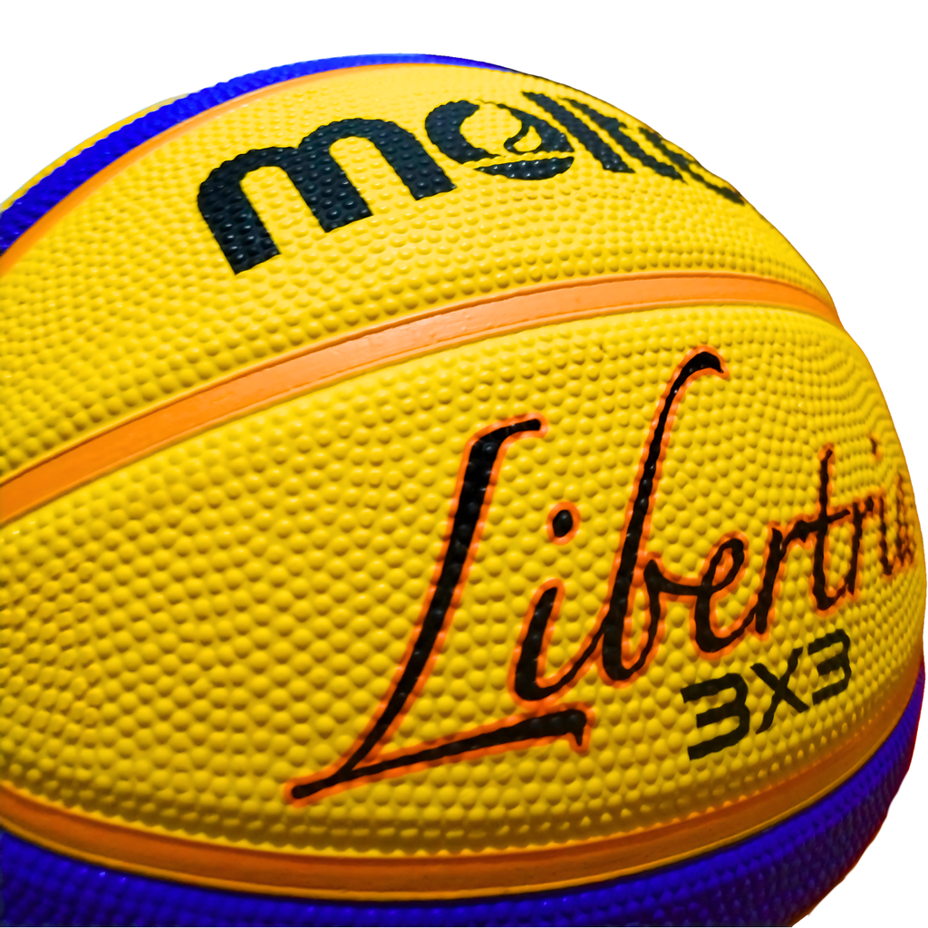 Balón de baloncesto Molten 3x3 B33T2010 #6 deep channnel hule natural
