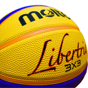 Balón de baloncesto Molten 3x3 B33T2010 #6 deep channnel hule natural