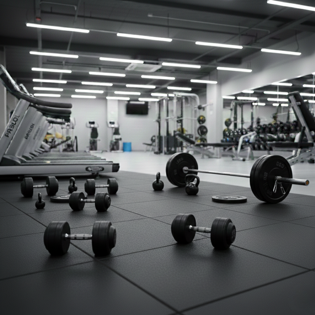 Piso de caucho 15 mm Wod Pro 1m²