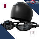 Kit de natación goggles y gorra Vela para adulto