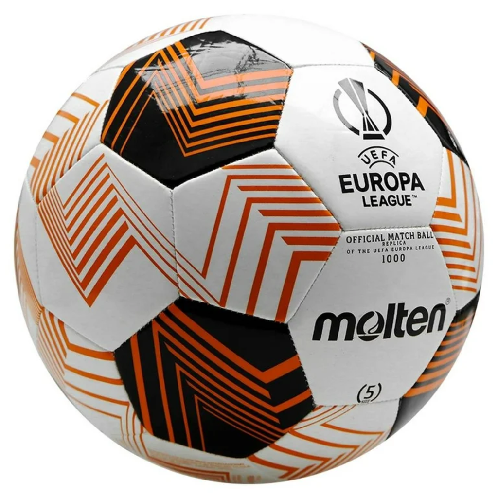 Balón de fútbol Molten F5U1000-34 #5 piel sintética cosido a máquina