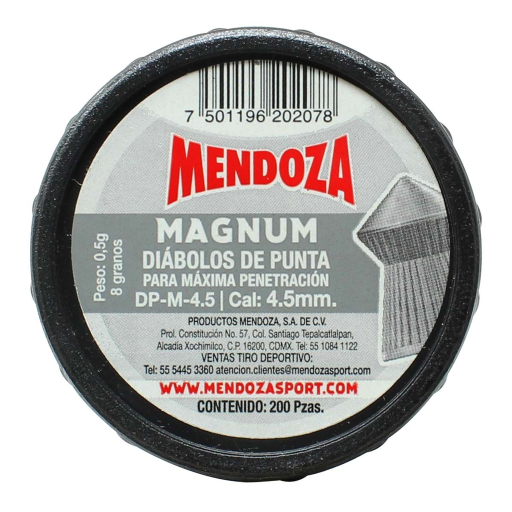 Despachador Diábolo Magnum Mendoza Sports Cal. 4.5 c/200