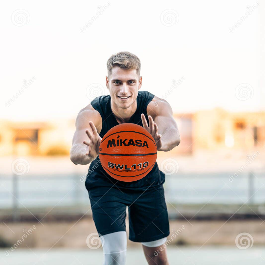 Balón de basquetbol Mikasa Sports BWL110 #7 piel sintética